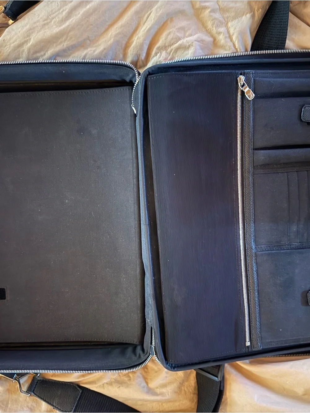 Louis Vuitton Black Epi Business Laptop Briefcase